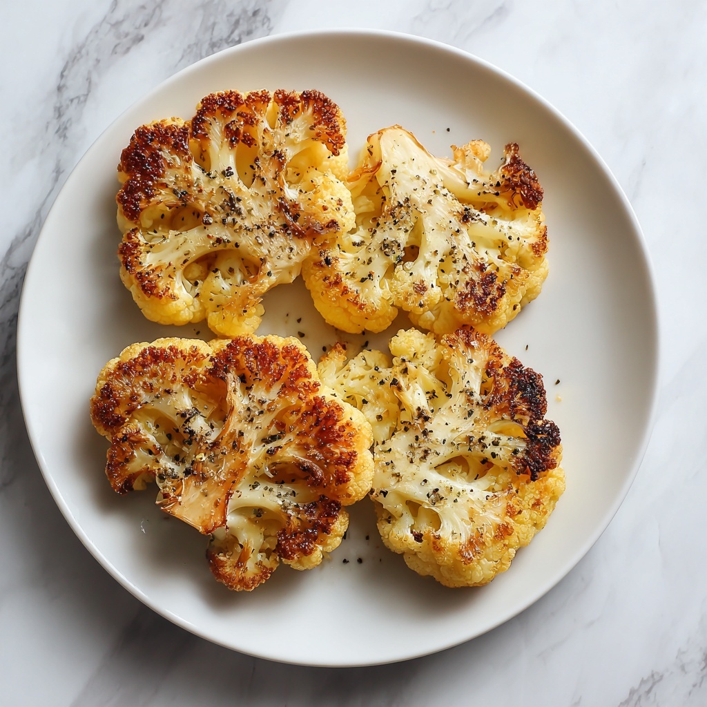 Crispy Baked Cauliflower Steaks Recipe - Recipe Image