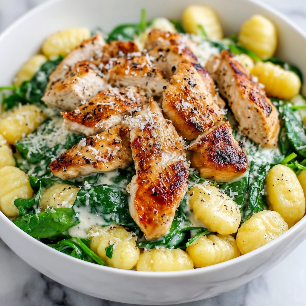 Garlic Chicken Gnocchi: 5 Steps to Comforting Perfection Recipe - Recipe Image