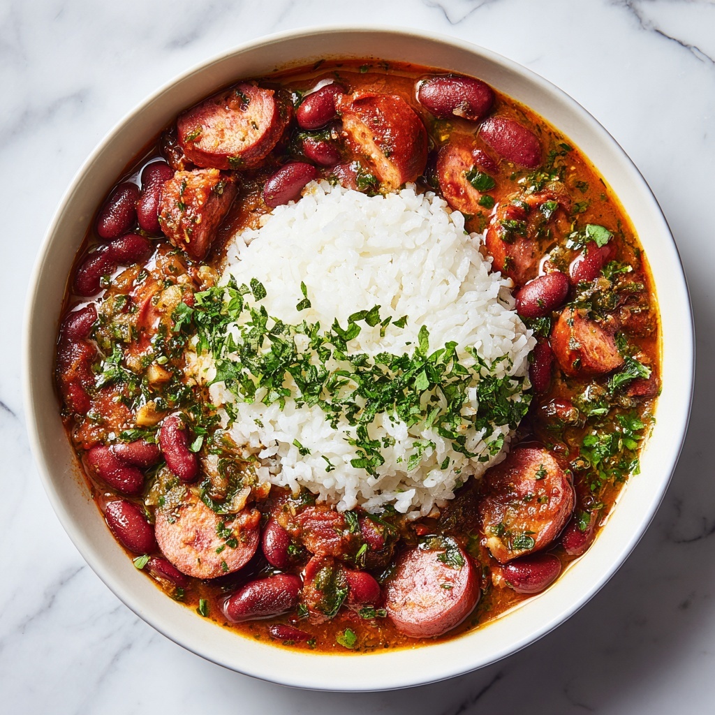 Authentic Red Beans and Rice: A Hearty Comfort Dish Recipe - Recipe Image