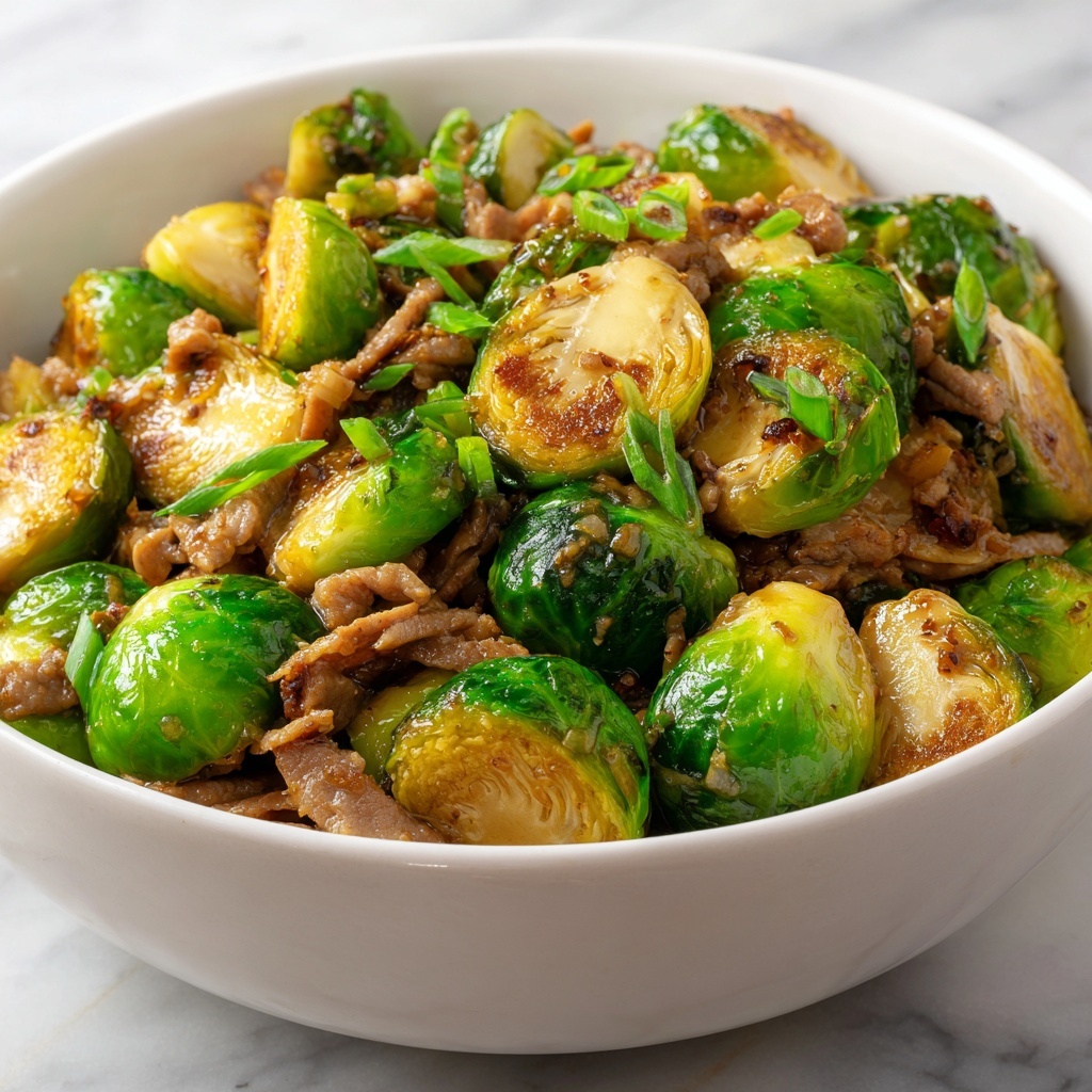 Roasted Brussels Sprouts with Beef: 5 Flavorful Secrets Recipe - Recipe Image