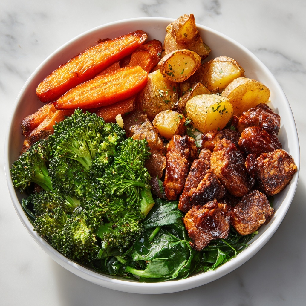 Skinny Chicken and Roasted Potato Bowl Recipe - Recipe Image