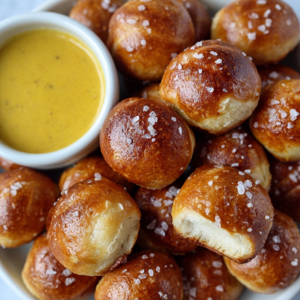 Easy Sourdough Pretzel Bites Recipe - Recipe Image