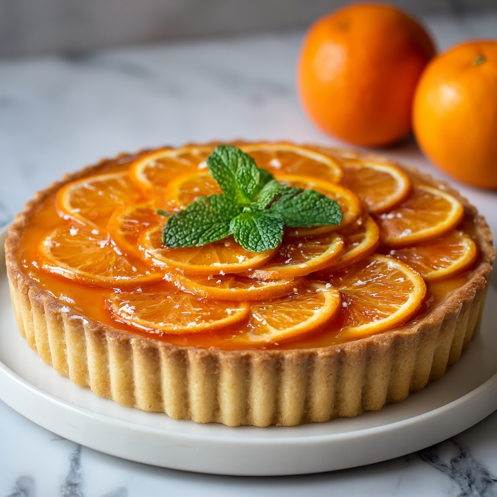 Irresistible Orange Tart Recipe - Recipe Image