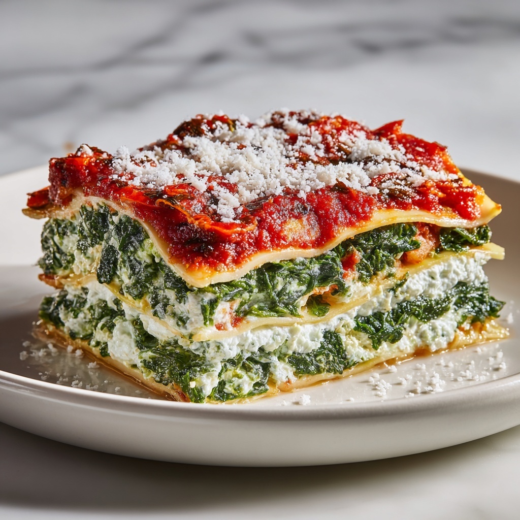 Spinach Mushroom Lasagna: 7 Layers of Pure Comfort Recipe - Recipe Image
