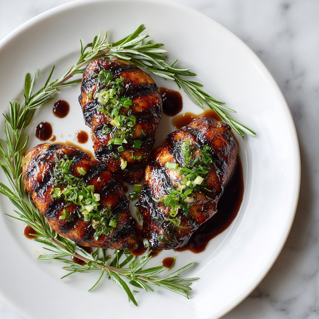 Grilled Herb-Infused Balsamic Chicken Recipe - Recipe Image