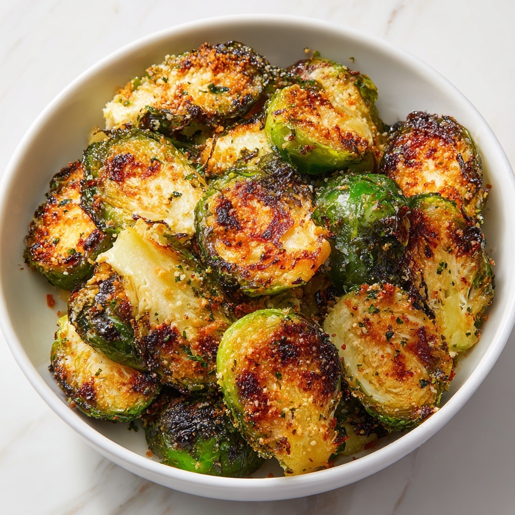 Garlic Parmesan Brussels Sprouts Recipe - Recipe Image