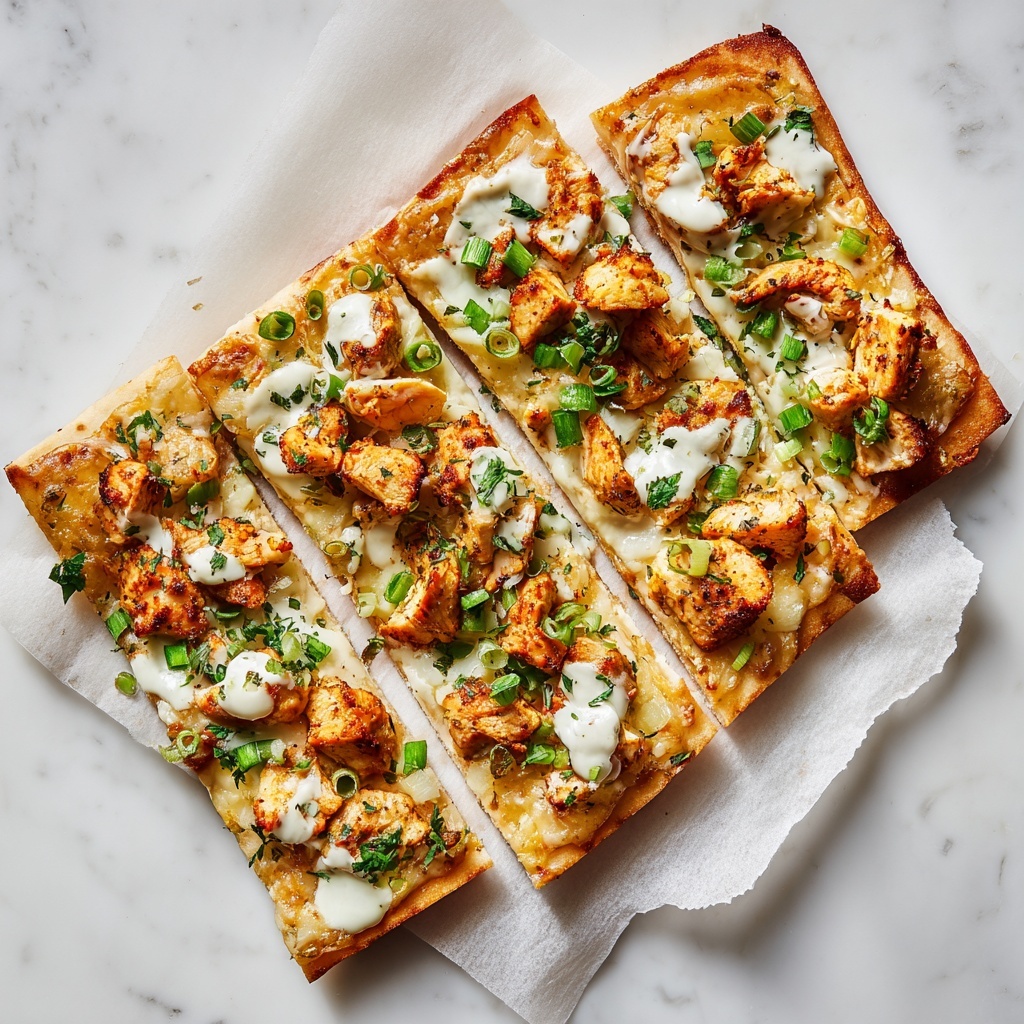 Buffalo Chicken Flatbread Recipe - Recipe Image