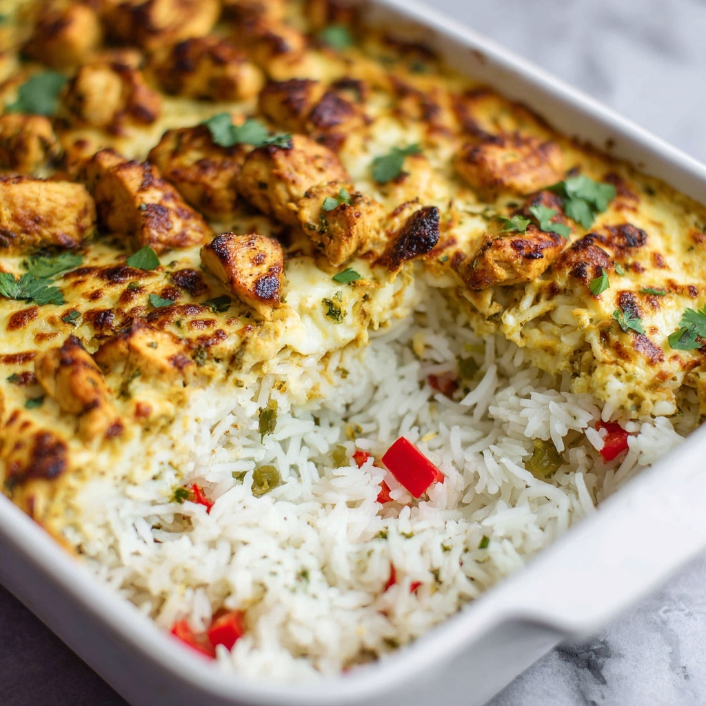 Italian Chicken Rice Casserole Recipe - Recipe Image