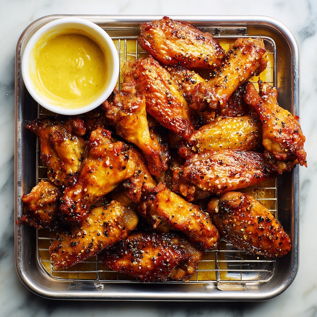 Honey Lemon Pepper Wings Recipe - Recipe Image