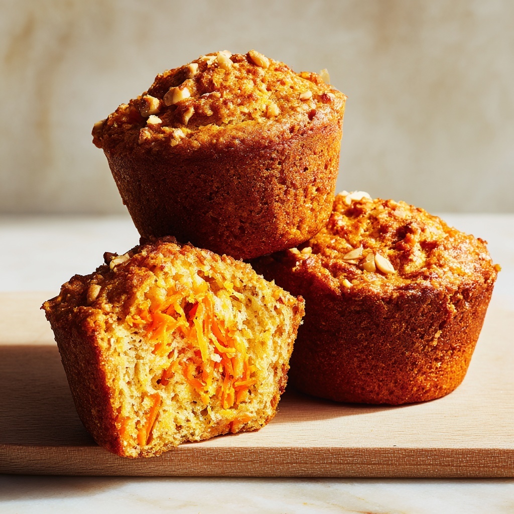 Healthy Carrot Muffins Recipe - Recipe Image