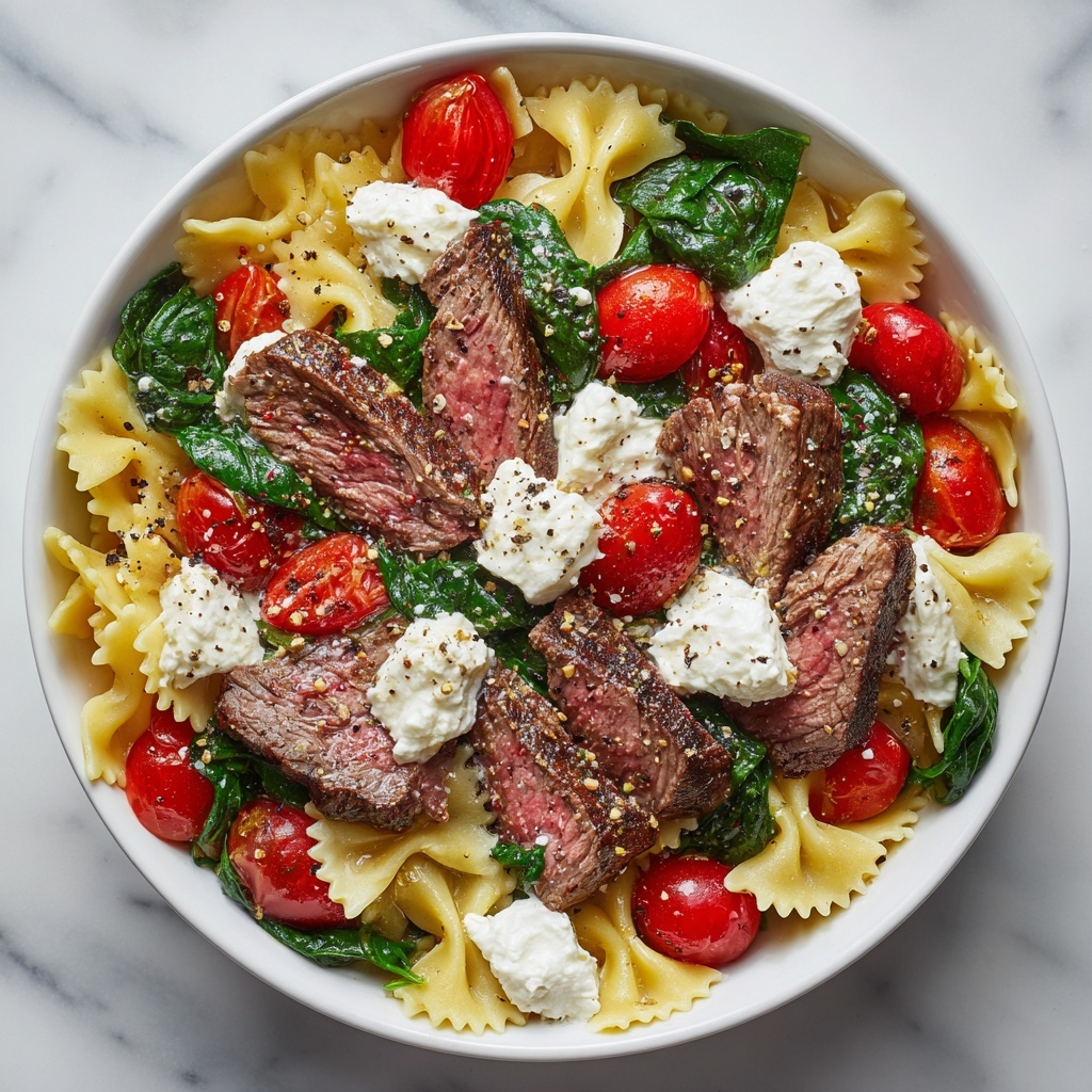 Steak Pasta Salad Recipe - Recipe Image