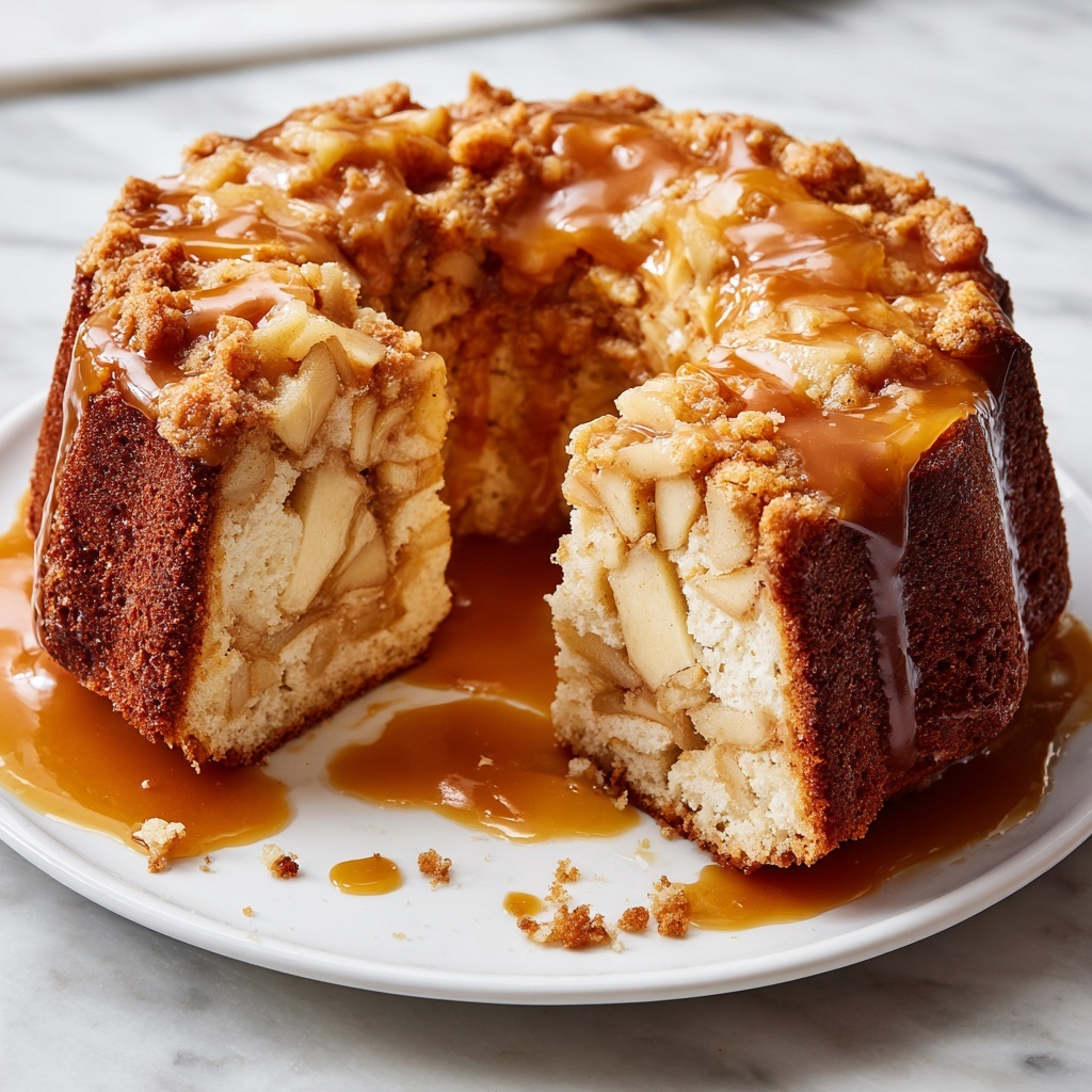 Soft Apple Date Spice Cake with Vanilla Toffee Delight Recipe - Recipe Image