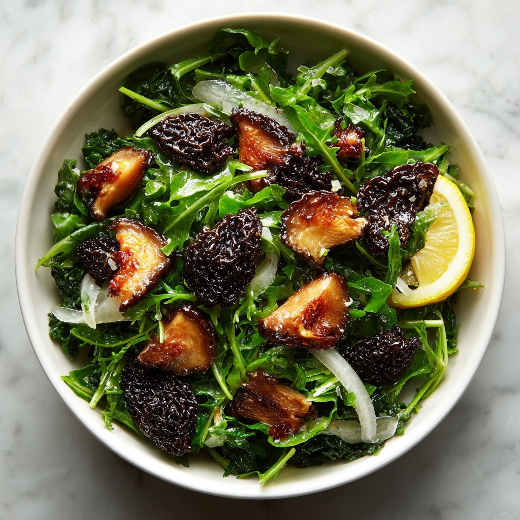 Morel Mushroom Spring Salad Recipe - Recipe Image