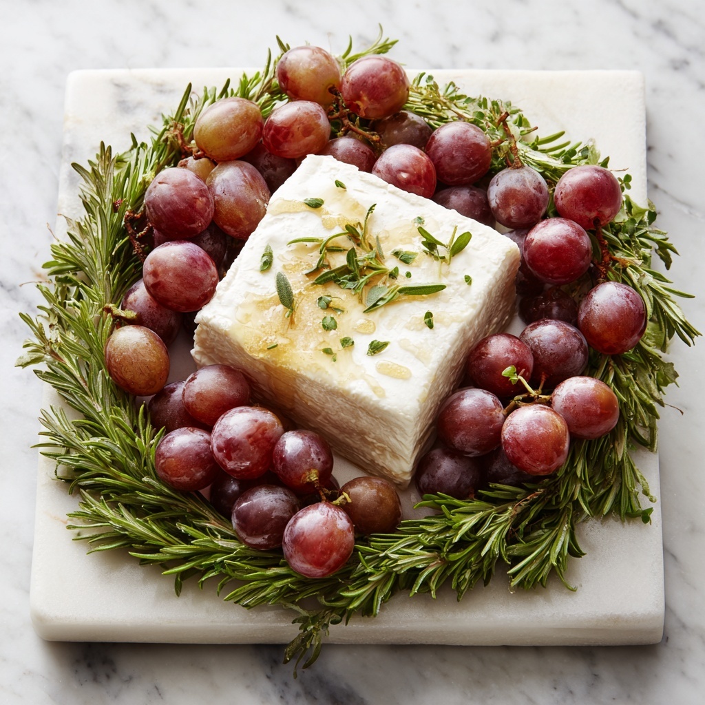 Roasted Grape & Rosemary Feta Garland Recipe - Recipe Image