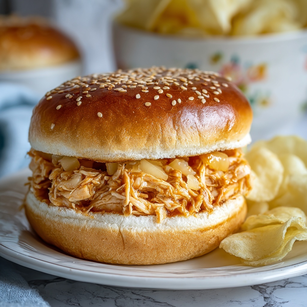 Ohio Shredded Chicken Sandwiches Recipe - Recipe Image