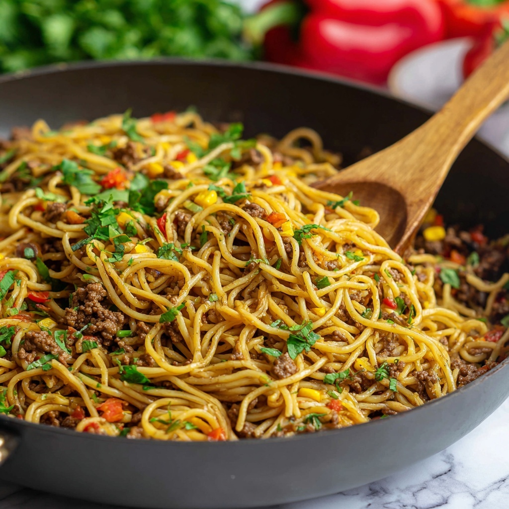 Taco Noodle Skillet Recipe - Recipe Image