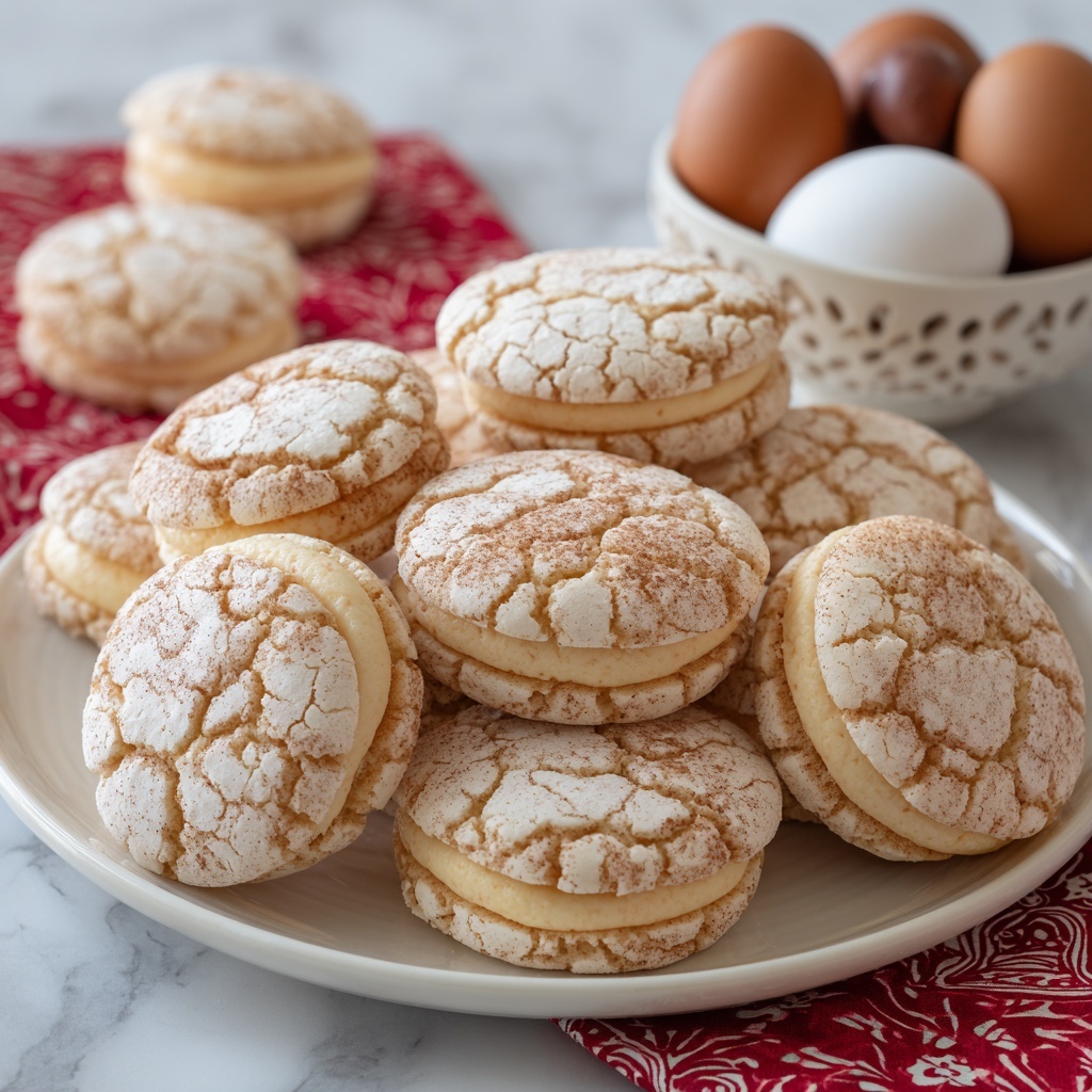 Irresistibly Crunchy Salted Egg Yolk Cookies Recipe - Recipe Image
