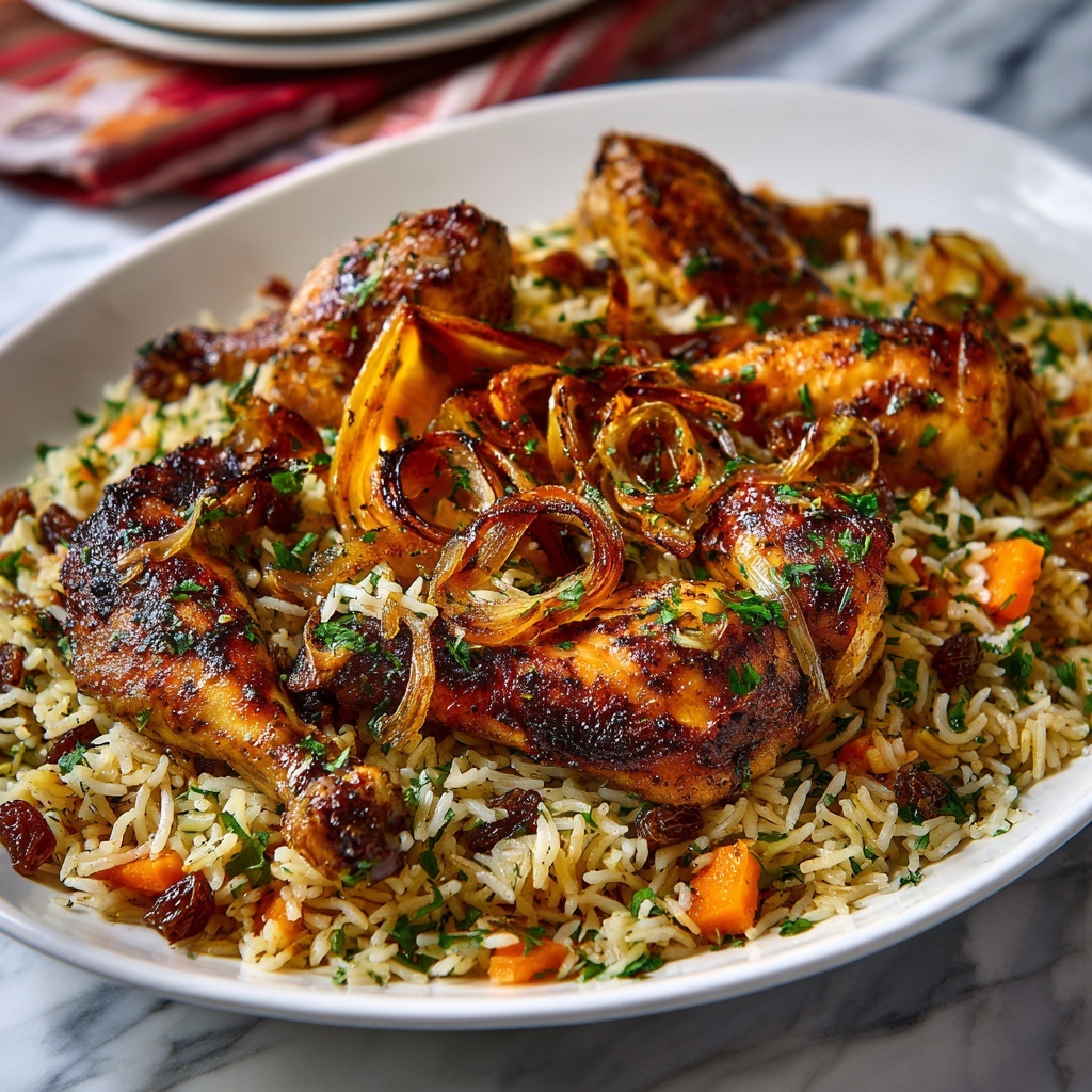 Chicken Kabsa (Arabian Chicken and Rice) Recipe - Recipe Image