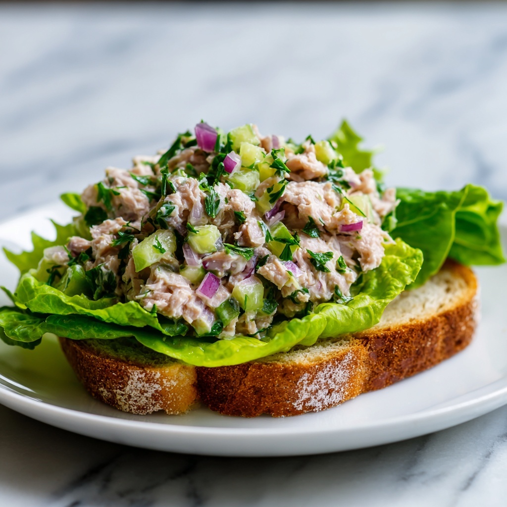 Creamy Tuna Salad with Fresh Herbs Recipe - Recipe Image