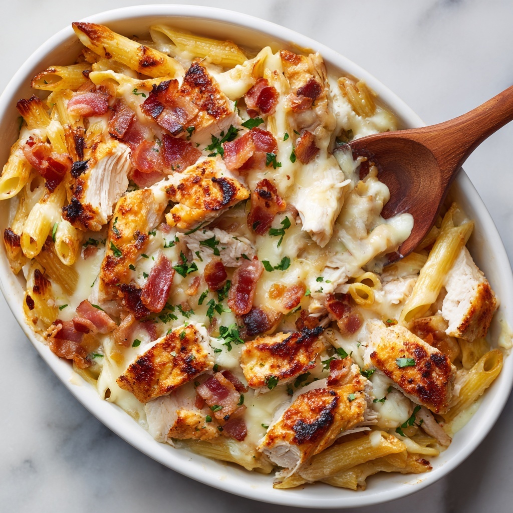 Chicken Ranch Pasta Bake Recipe - Recipe Image
