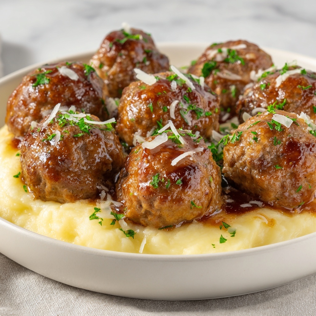 Crock Pot French Onion Meatballs Recipe - Recipe Image