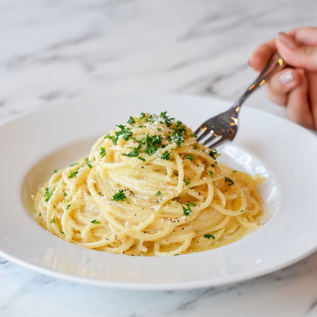 Garlic Butter Pasta Recipe - Recipe Image