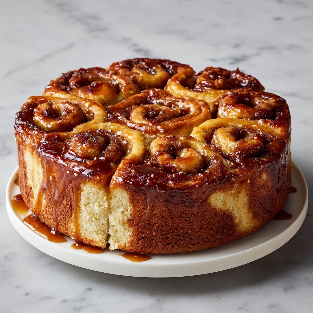 Pear Cinnamon Roll Cake Recipe - Recipe Image
