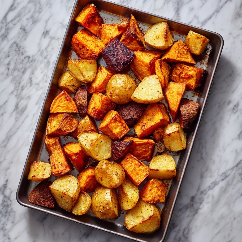 Roasted Apple Cinnamon Sweet Potatoes Recipe - Recipe Image