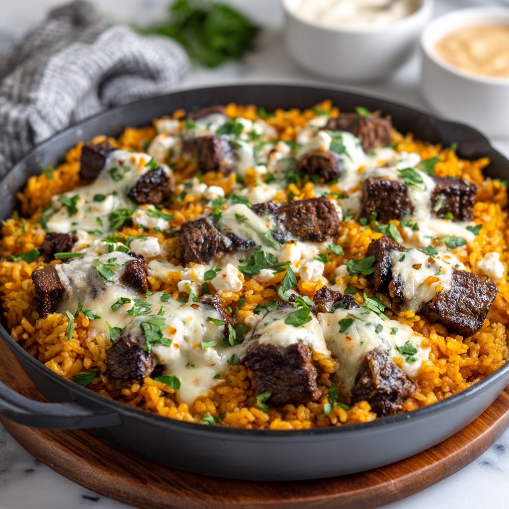 Cheese Steak & Rice Recipe - Recipe Image