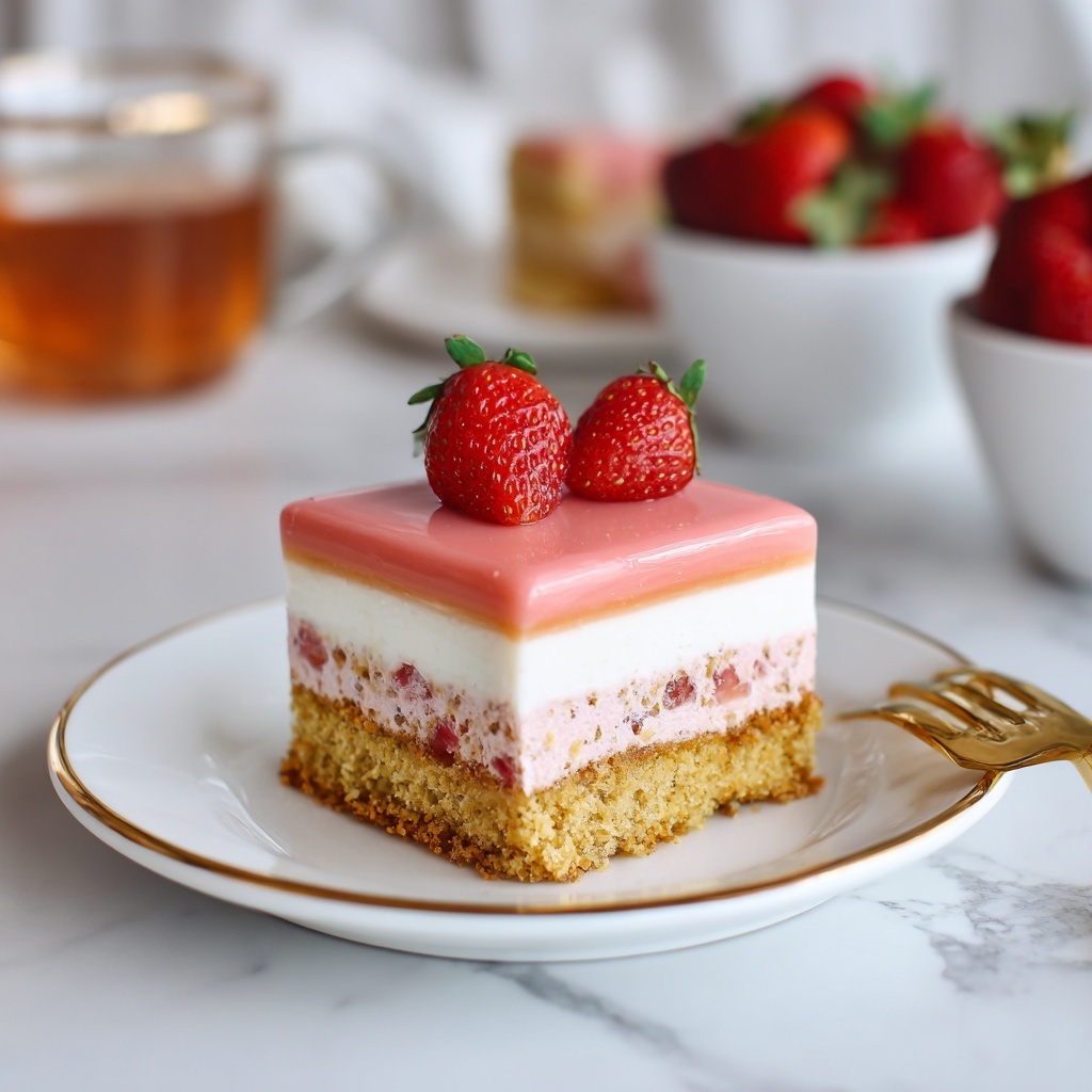 Strawberry Eclair Cake Recipe - Recipe Image