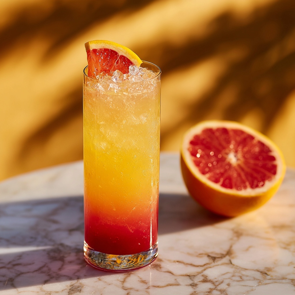 Malibu Sunset Cocktail Recipe - Recipe Image