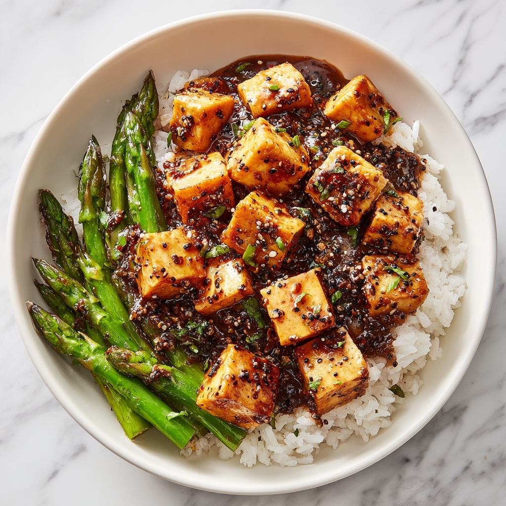 Savory Turmeric Black Pepper Chicken with Asparagus Recipe - Recipe Image