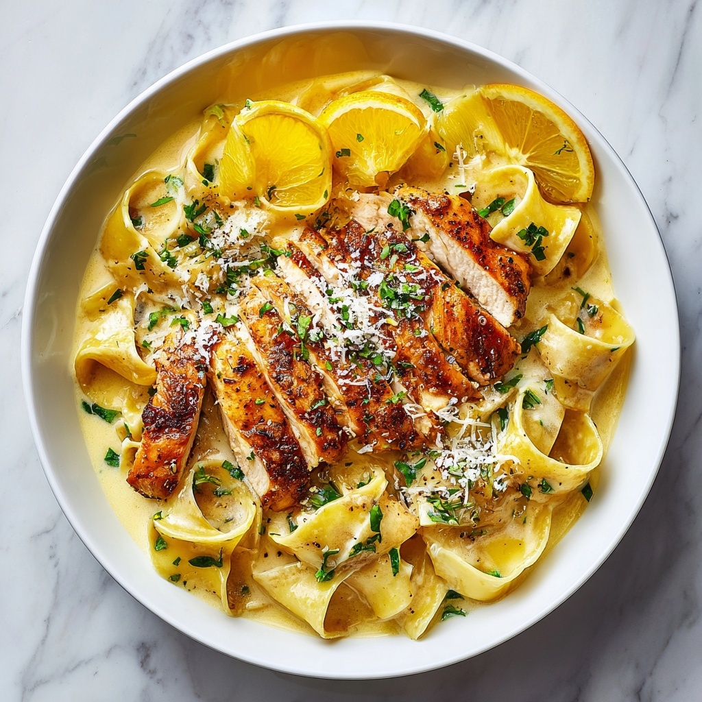 Lemon Chicken Pasta Recipe - Recipe Image