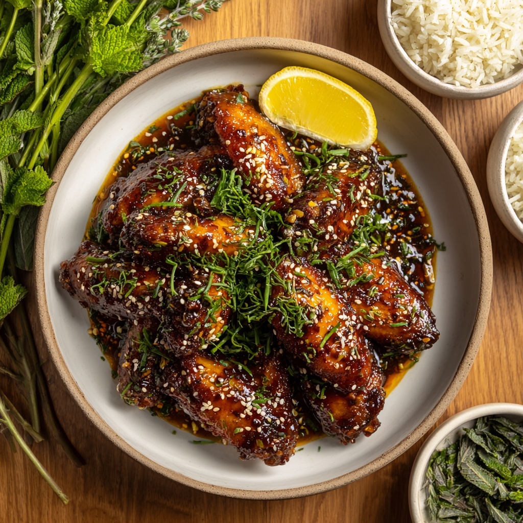 Japanese Yuzu Honey Glazed Chicken Recipe - Recipe Image