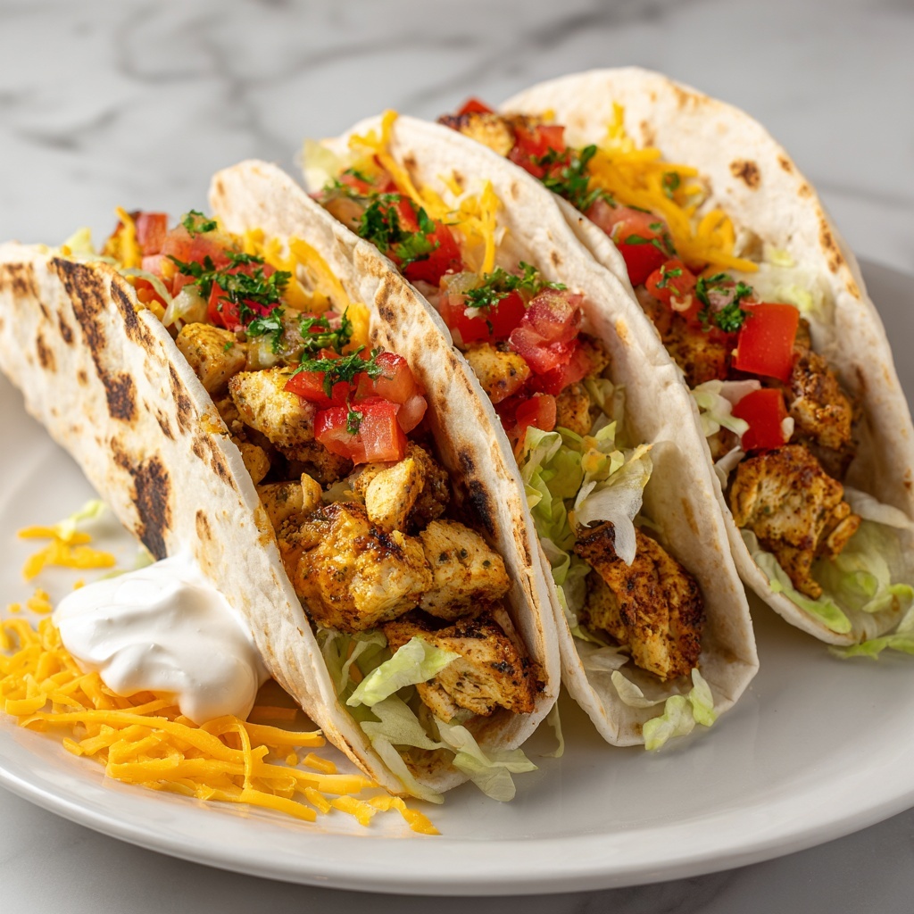 Skillet Chicken Tacos: 5 Flavors That Will Amaze You Recipe - Recipe Image