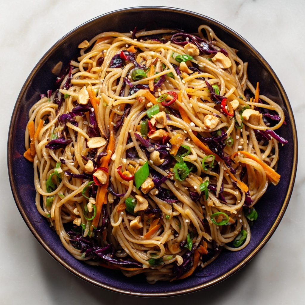 Soba Noodle Salad with Sesame, Spring Onion & Peanuts Recipe - Recipe Image