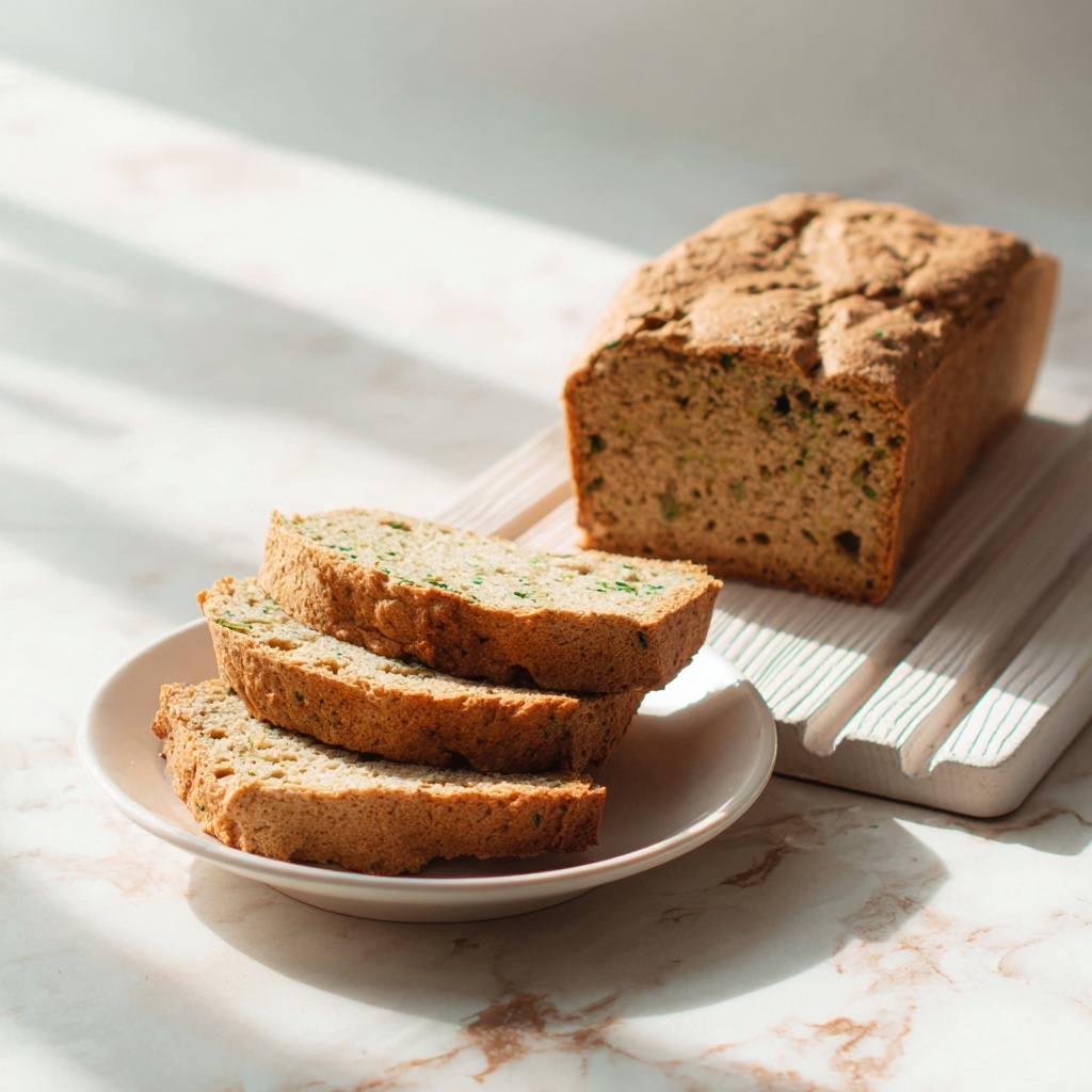 Moist Healthy Zucchini Bread Recipe - Recipe Image