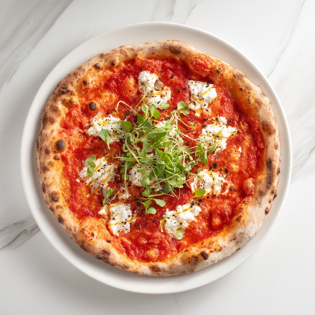 Hot Honey Ricotta Pizza Recipe - Recipe Image