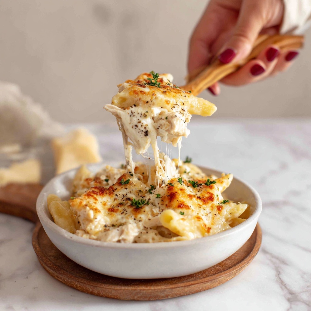 Chicken Alfredo Bake Recipe - Recipe Image