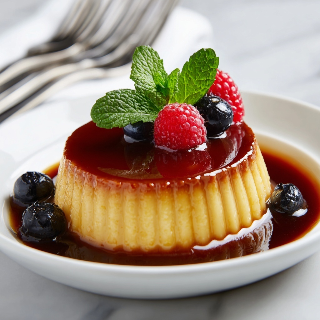 Easy Flan Recipe - Recipe Image
