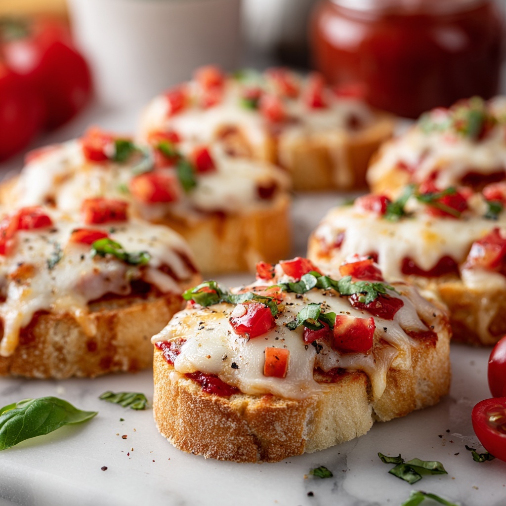 Homemade Mini Pizza Bagel Bites Recipe - Recipe Image