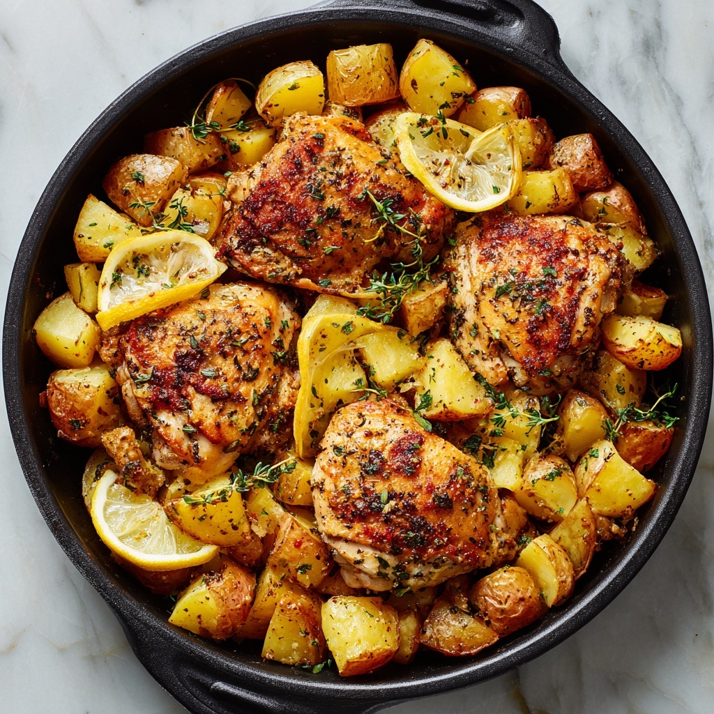 Greek Lemon Chicken & Potatoes Recipe - Recipe Image