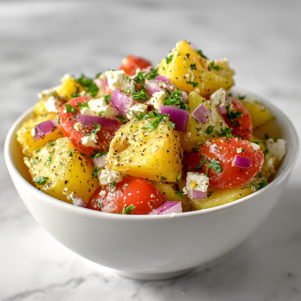 Potato Feta Salad Recipe - Recipe Image