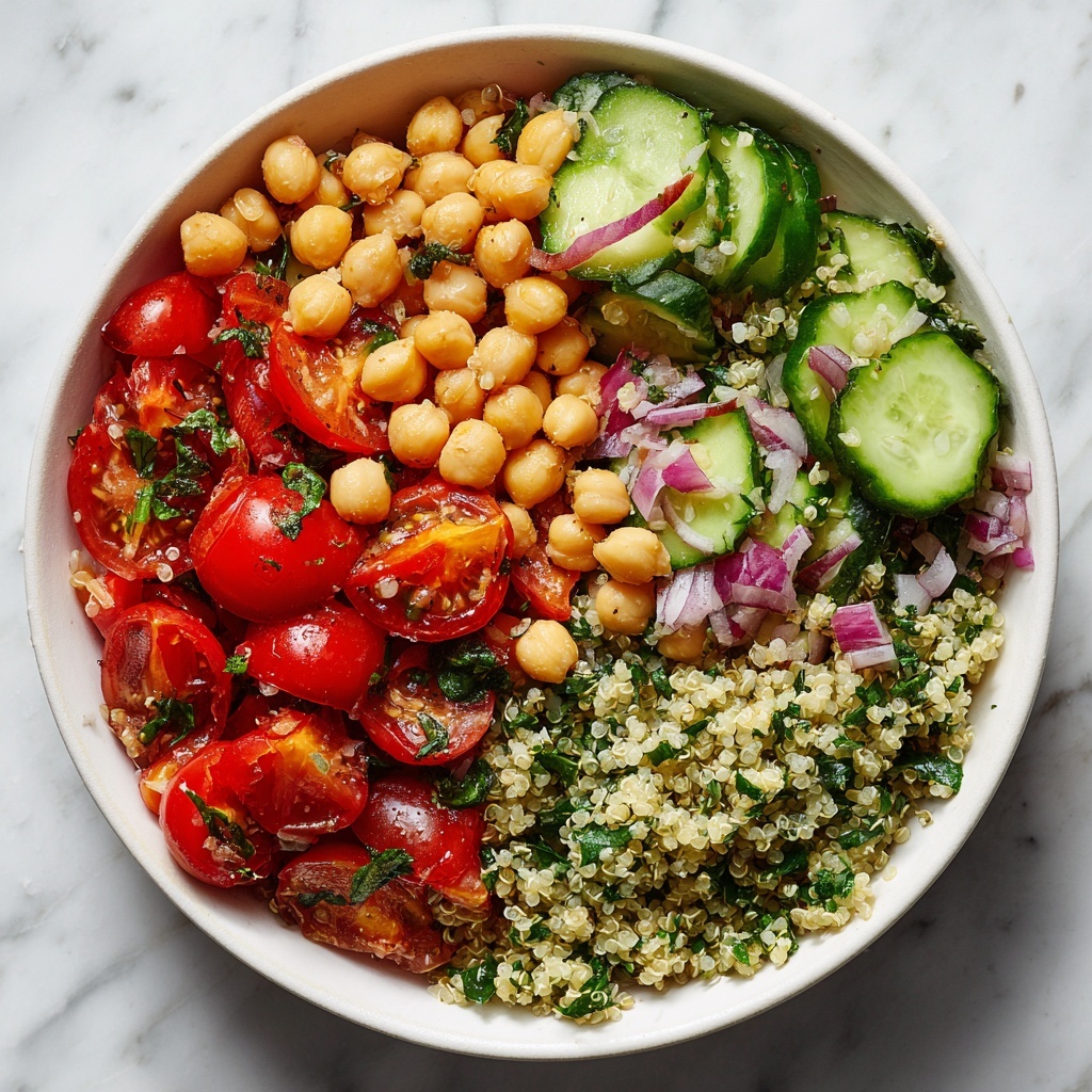 Quinoa Chickpea Power Bowl Recipe - Recipe Image
