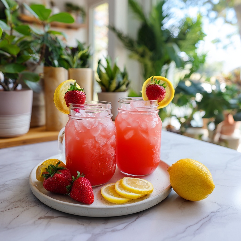 Refreshing Strawberry Lemonade Recipe - Recipe Image