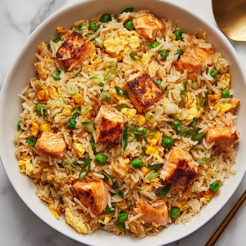 Salmon Fried Rice Recipe - Recipe Image