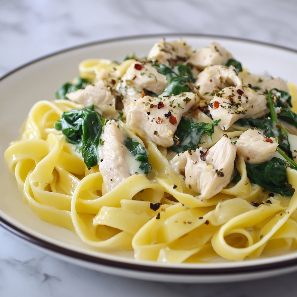 Chicken Florentine Pasta Recipe - Recipe Image