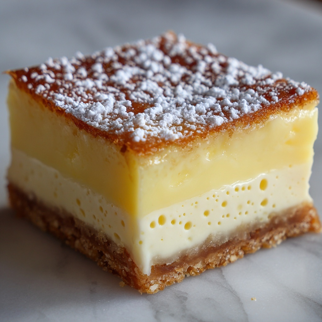 No-Bake Custard Slice Recipe - Recipe Image