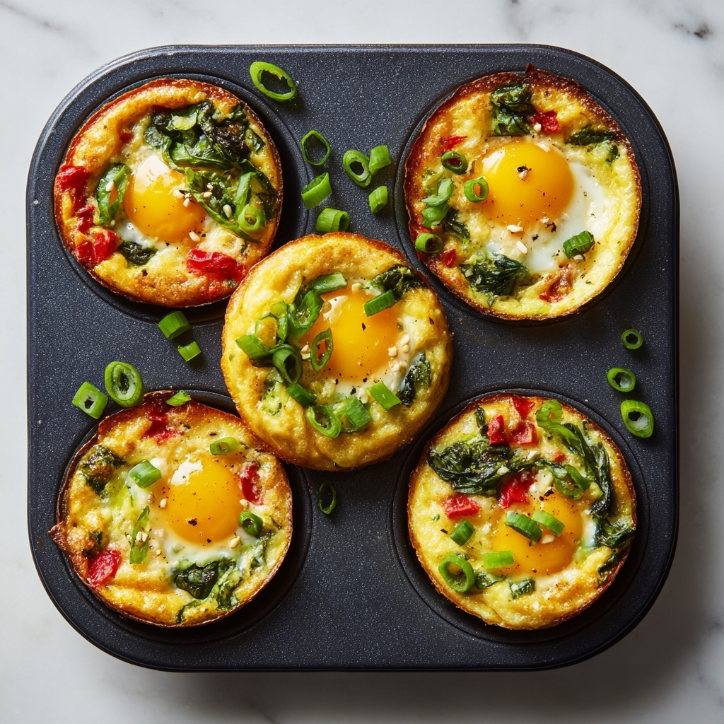 Make-Ahead Egg Muffins with Cheese, Veggies, and Protein Recipe - Recipe Image