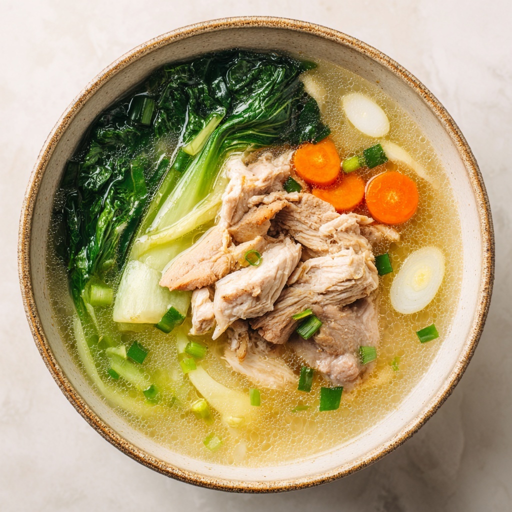 Bok Choy Chicken Soup Recipe - Recipe Image